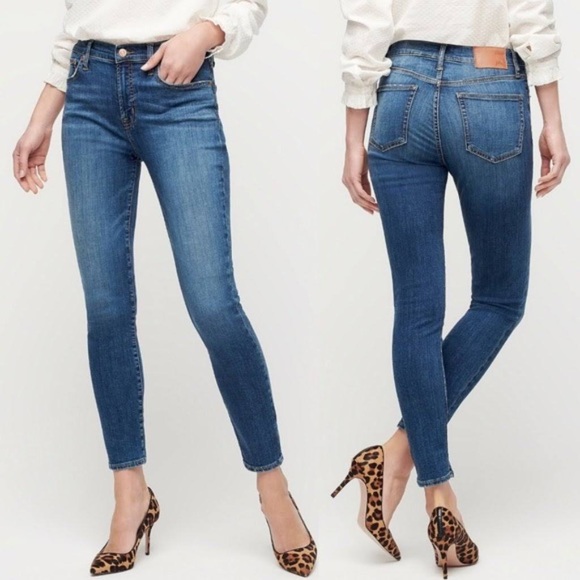 J. Crew 9” High-Rise Toothpick Jean 31 Petite